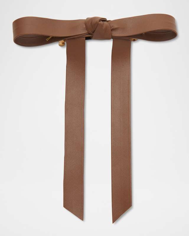 Bardot Faux Leather Bow Barrette